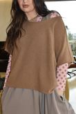 Bobby Mesh Layering Top Dopamine Dot Rose Mocha /9